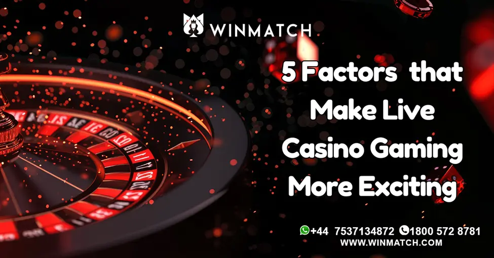 5 Factors that Make Live Casino Gaming More Exciting