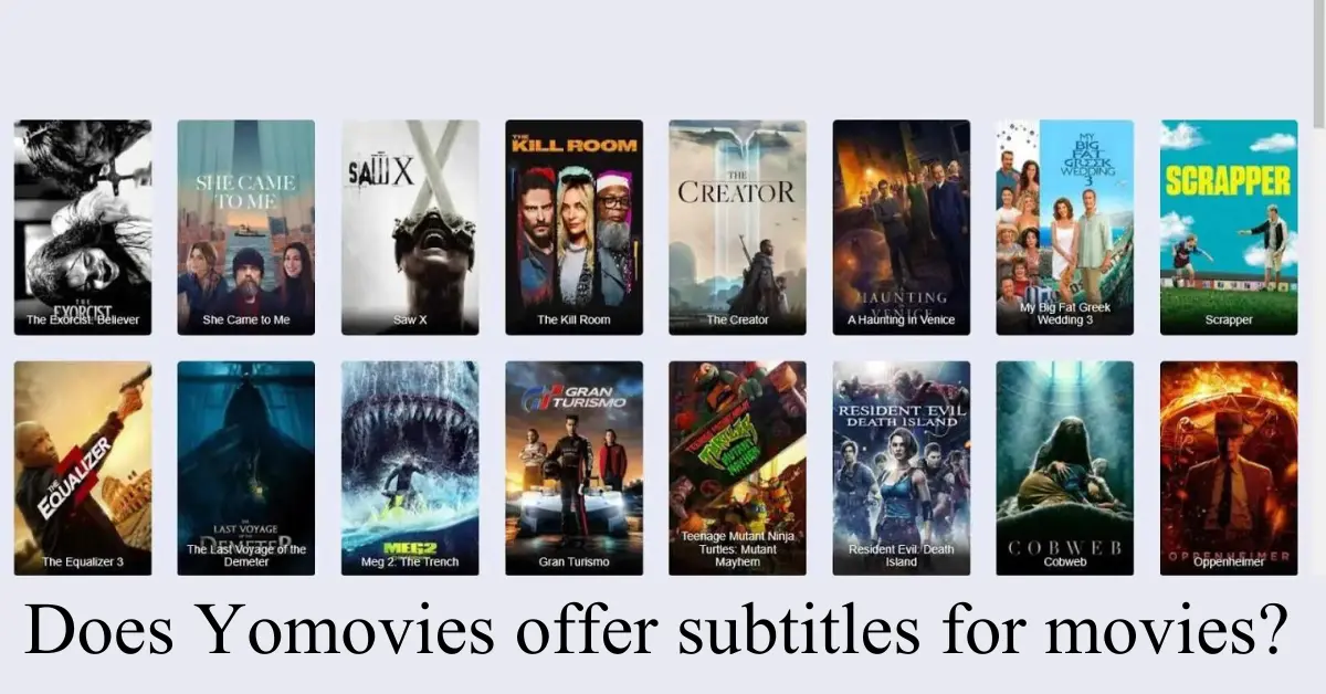Does Yomovies offer subtitles for movies
