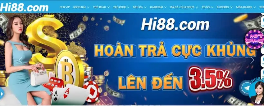 Introducing reputable Asian bookmakers Hi88 Casino