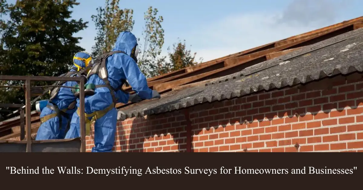 behind the walls demystifying asbestos surveys for homeowners and businesses