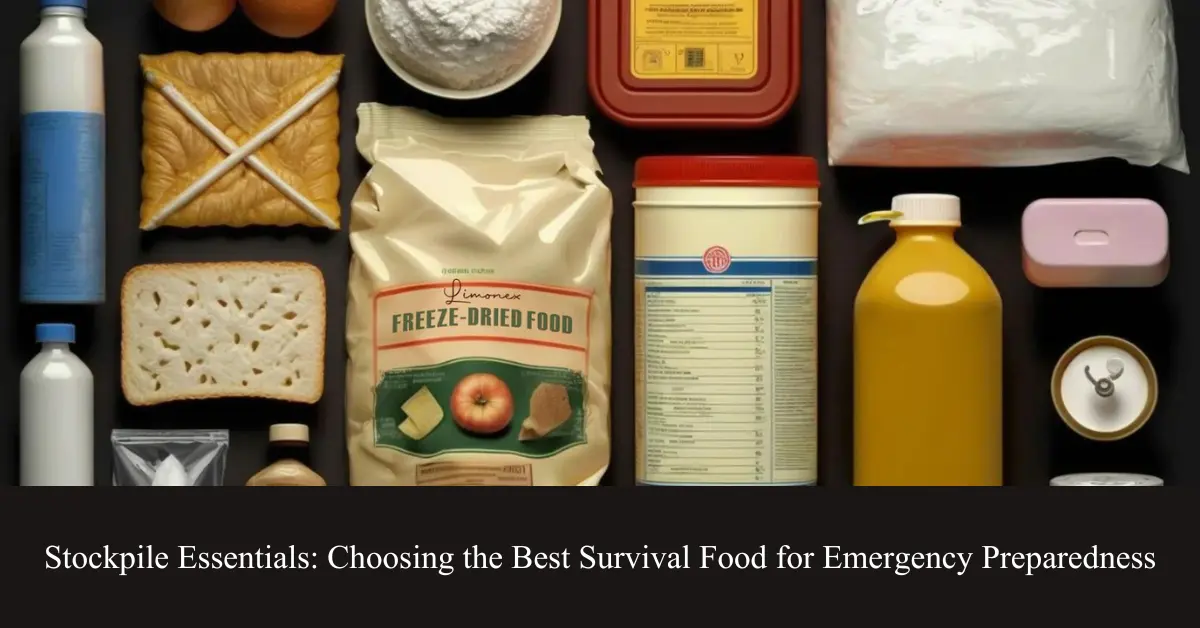 best survival food for emergency preparedness