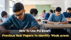 how to use po exam previous year papers to identify weak areas