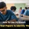how to use po exam previous year papers to identify weak areas
