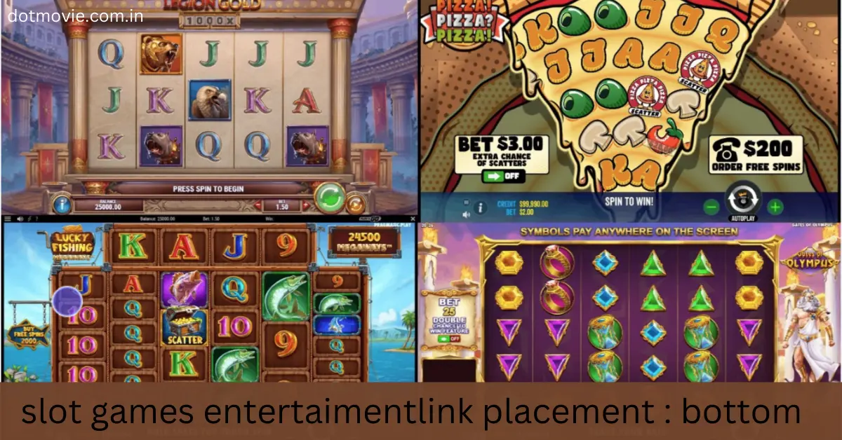 Slot games Entertaimentlink Placement : Bottom