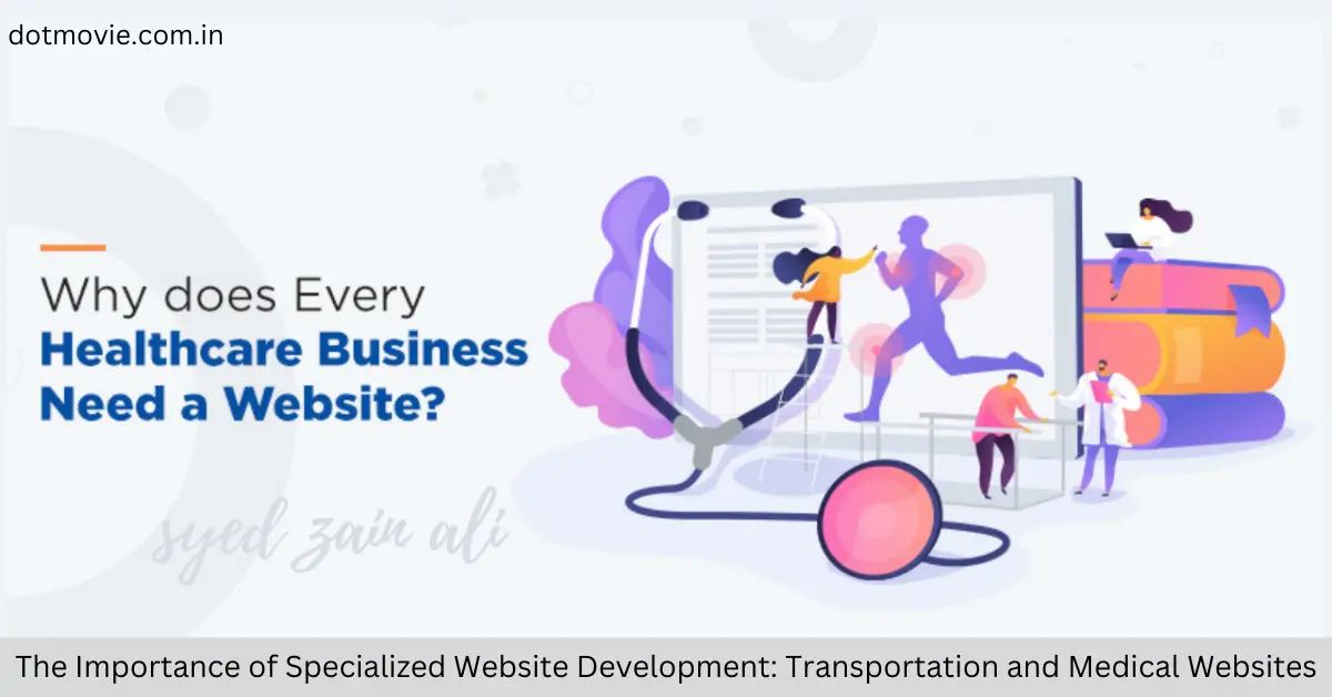 The Importance of Specialized Website Development Transportation and Medical Websites