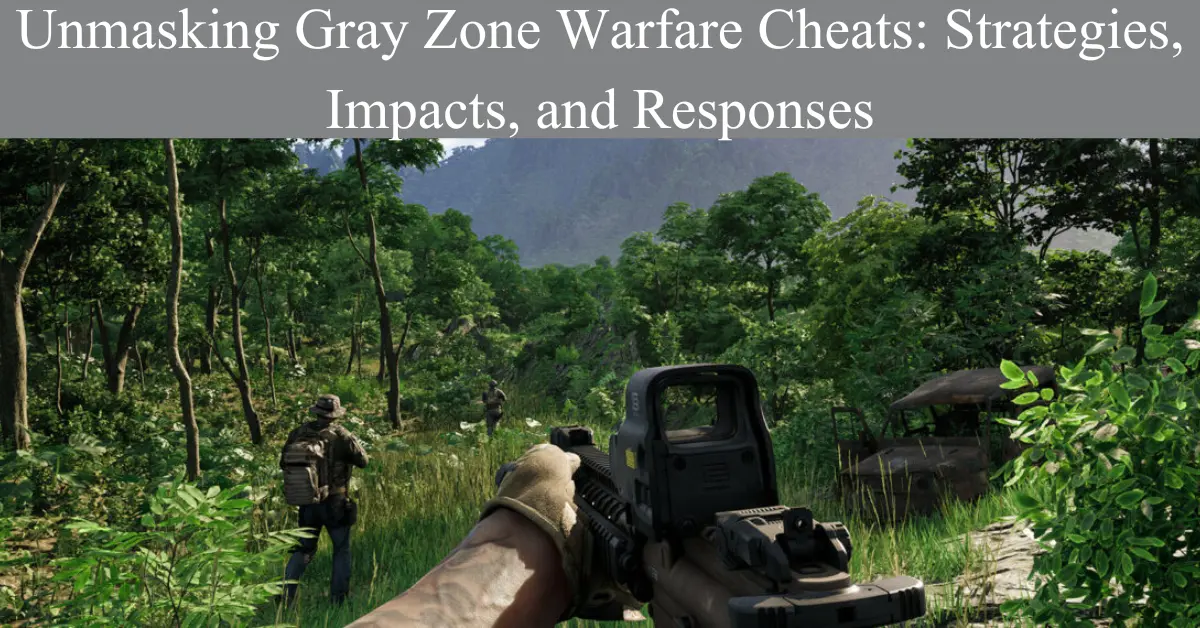 Unmasking Gray Zone Warfare Cheats: Strategies, Impacts, and Responses