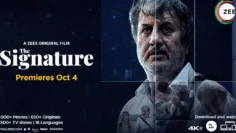 zee5 presents its latest hindi movie, the signature, which offers an emotional journey